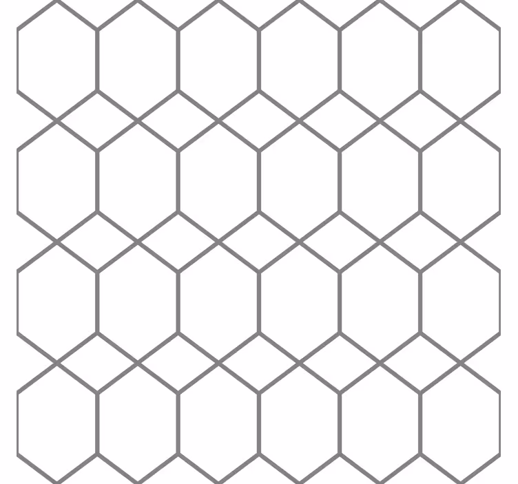 Geïnterlinieerd patroon geometrisch behang - TenStickers