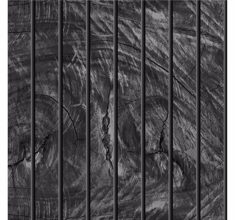 Houten planken behang zwart abstract  - TenStickers