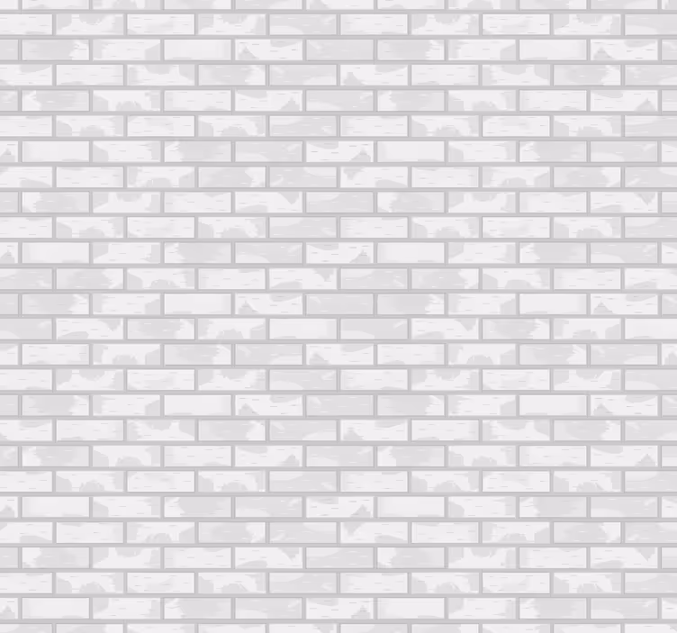 Minimalistische baksteen bakstenen behang - TenStickers