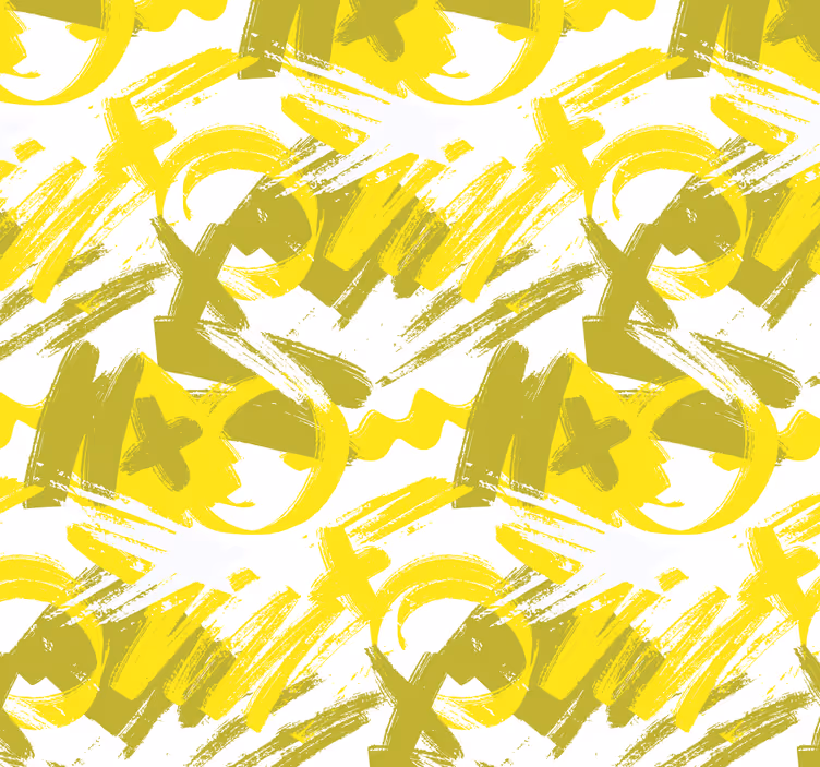 Abstract behang abstract bladgroen - TenStickers