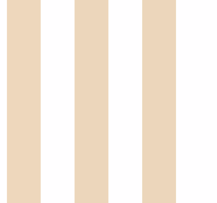 Witte en beige kleuren behang verticale strepen - TenStickers
