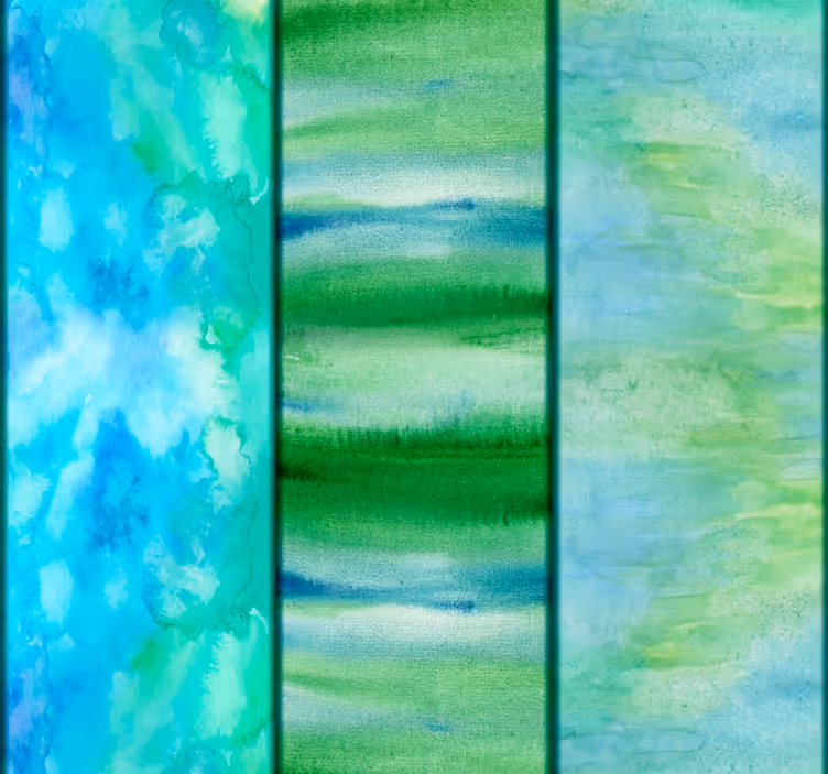 Abstracte aquarel abstract behang - TenStickers