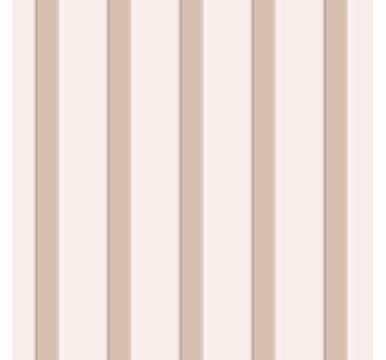 Beige strepen behang gang - TenStickers