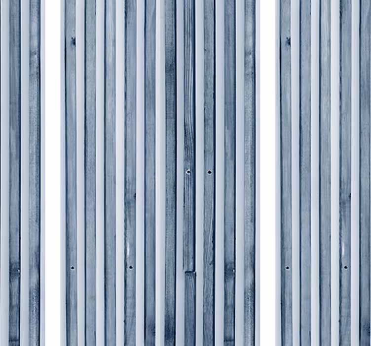 Verticale houten planken hout behang - TenStickers