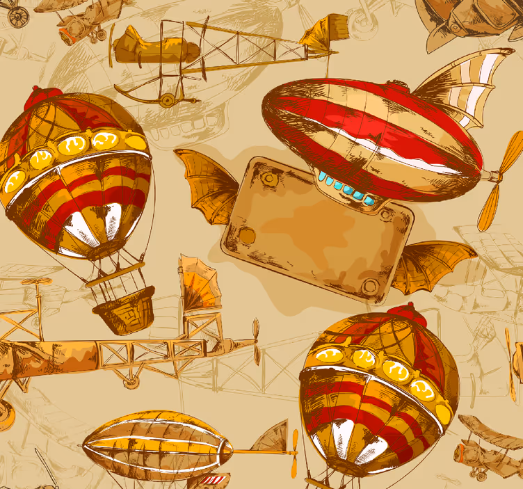 Behang kinderkamer metropolitan delicacies - TenStickers