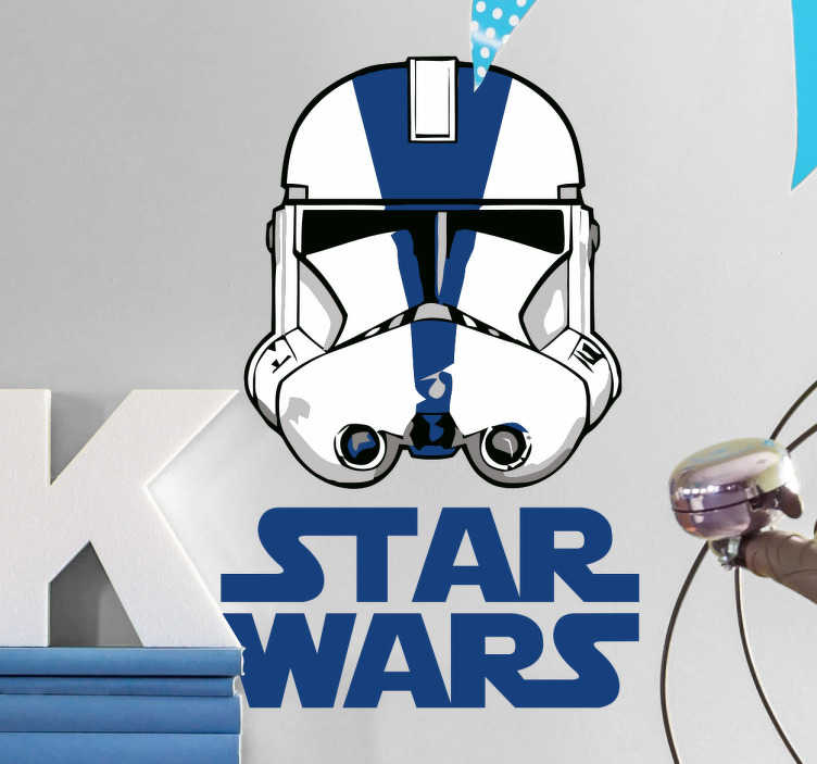 TenStickers. Sticker Star Wars clone troopers. Starwars is weer helemaal terug van weggeweest, en voor elke fanaat jong en oud hebben wij een speciale star wars collectie muurstickers ontworpen.