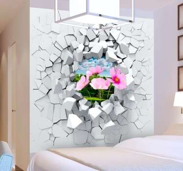 3D Muur Explosie Sticker