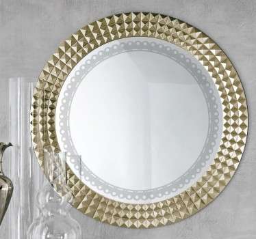 Cirkel spiegel sticker