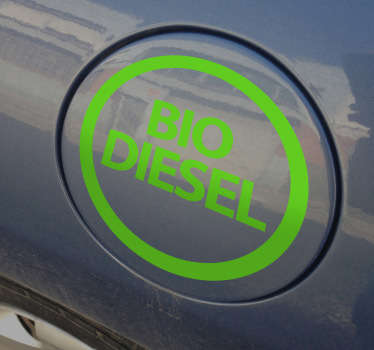 Decoratie Sticker Voertuig Bio-diesel