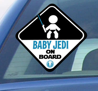 Decoratiesticker Baby aan Boord Van uw Auto