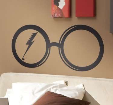 Harry Potter bril litteken sticker