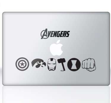 Laptop Sticker Avengers