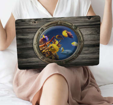 Laptop sticker tropische vissen