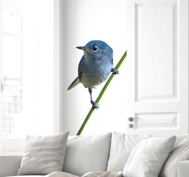 Levensechte Vogel Muursticker