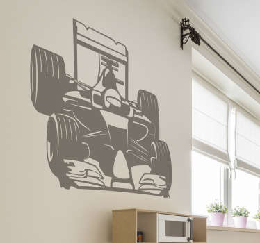 Muursticker formule 1 wagen