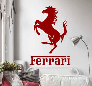Muursticker Logo Ferrari
