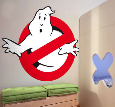 Muursticker logo Ghostbusters