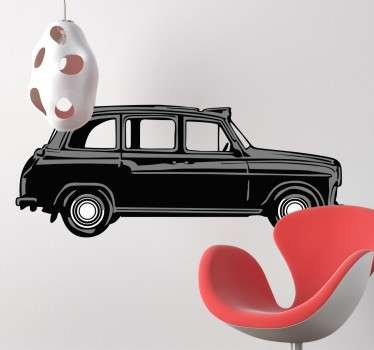 Muursticker Londen Taxi