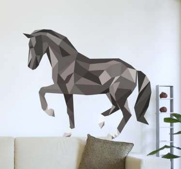 Muursticker Paard Modern en Abstract