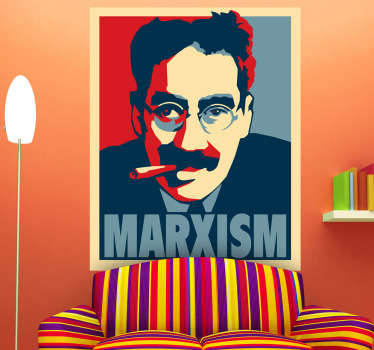 Muursticker poster Marx