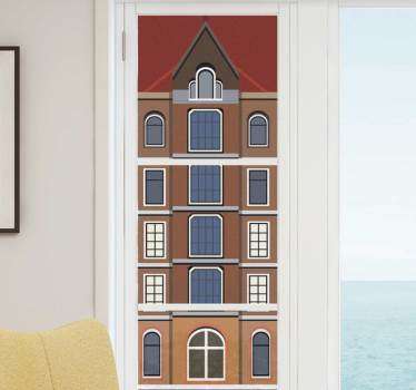 Raamfolie grachtenpandjes