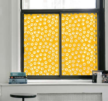 Raamsticker dieren hondenpootjes