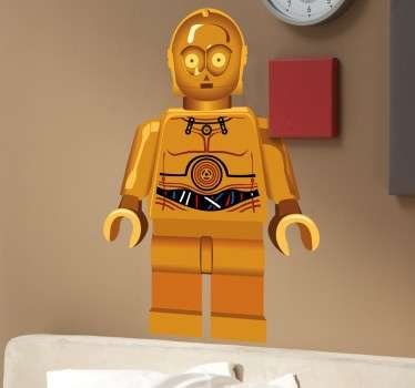 Starwars C3PO lego sticker