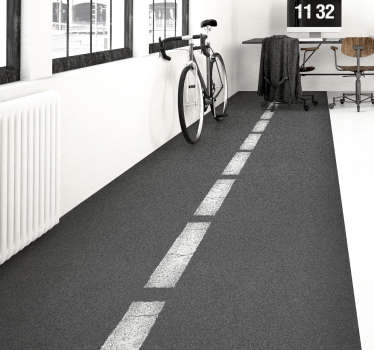 Sticker Behangrand autoweg