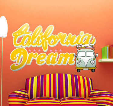 Sticker California Dream