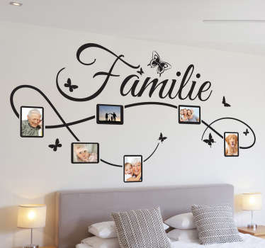 Sticker decoratie familie fotokader