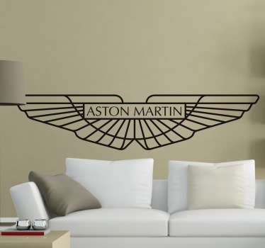 Sticker decoratie logo aston martin