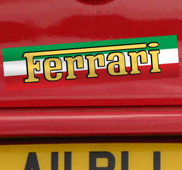 Sticker Ferrrari Italië logo
