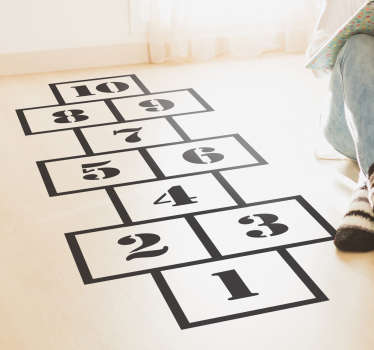 Sticker hinkelbaan kinderkamer