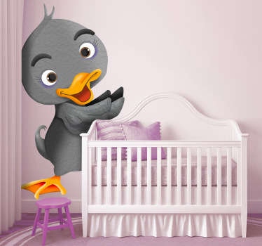 sticker kinderen het lelijke eendje