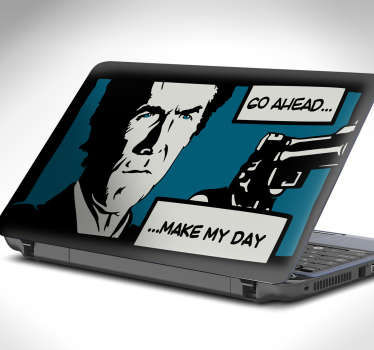 sticker laptop Dirty Harry