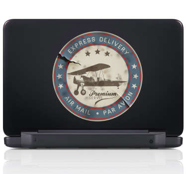 Sticker Laptop Luchtpost