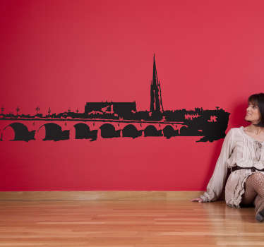 Sticker mooi Frans dorp