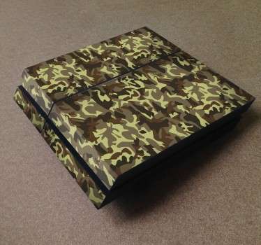 Sticker Playstation 4 camouflage