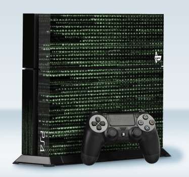 Sticker PlayStation 4 Matrix