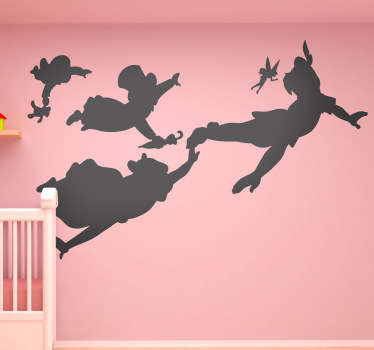 Sticker silhouette Peter Pan