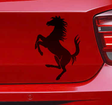 Sticker Steigerend Paard Ferrari