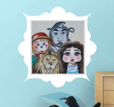 Wanddecoratie kinderen Wizard of Oz