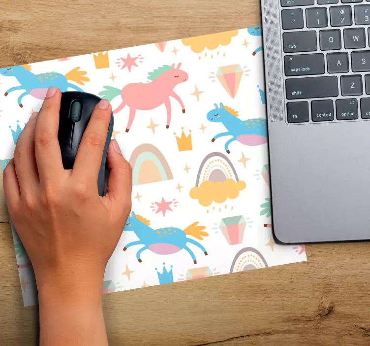 Anime muismat schattige eenhoorn patronen - TenStickers