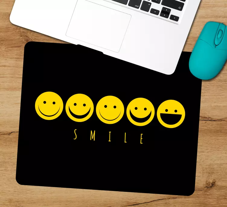 Citaat muismat smile emoji collectie - TenStickers