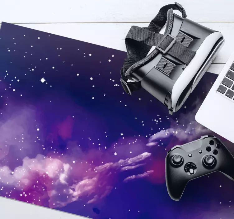 Gaming muismat cosmic nebula patronen - TenStickers
