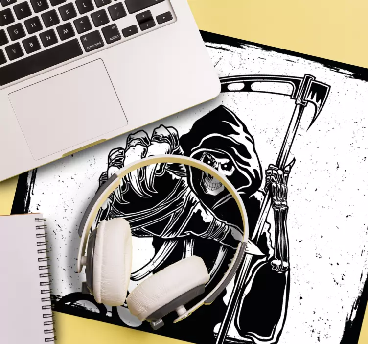 Gaming muismat grim reaper karakter - TenStickers