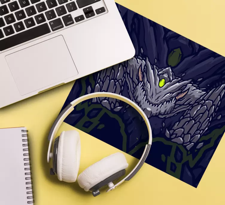 Gaming muismat mythical creature embleem - TenStickers