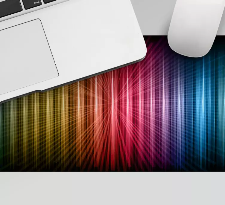 Gaming XXL muismat Regenboog lijnen - TenStickers