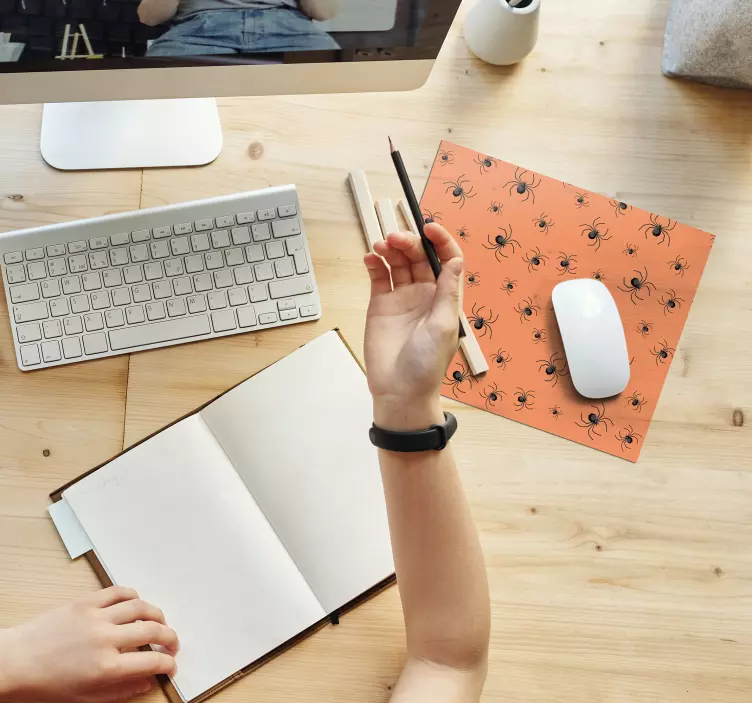 Gaming muismat spiderpatroon oppervlak - TenStickers