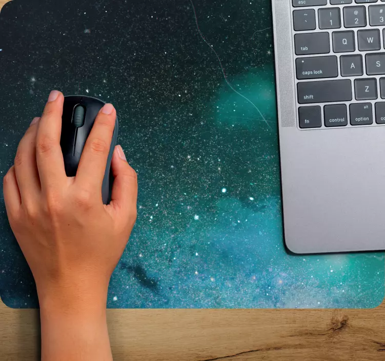 Kosmisch sterrenstof visueel gaming muismat - TenStickers